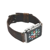 Faddist PU Leather Strap for Apple Watch Series 12 46-mm - Dark Brown | iCoverLover