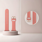 Coral Silicone Strap for Apple Watch Series 12 42-mm | iCoverLover