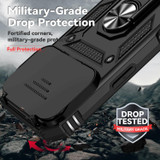 For iPhone 18 Pro Case - Camera Shield Ring Stand - Black