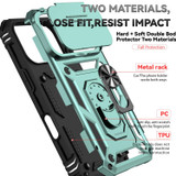 For iPhone 18 Pro Case - Camera Shield Ring Stand - Dark Green