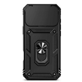 For iPhone 18 Pro Case - Camera Shield Ring Stand - Black