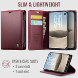 For iPhone Duo Case - CaseMe RFID Wallet - Red