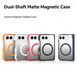 For iPhone Duo Case - MagSafe Compatible Spring Hinge Cover, Orange
