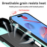 For iPhone 18 Pro Case - Camera Shield Ring Stand - Dark Green