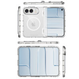 iCoverLover iPhone Duo Foldable Shockproof Case Clear Compatible with Magsafe