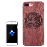 Rosewood Tiger Head Wooden iPhone 8 PLUS & 7 PLUS Case | Wooden iPhone 8 PLUS & 7 PLUS Cases | Wooden iPhone 8 PLUS & 7 PLUS Covers | iCoverLover