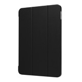 Black Karst Textured 3-fold Leather iPad 2017 9.7-inch Case | Leather iPad 2017 Cases | iPad 2017 Covers | iCoverLover