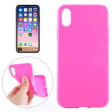 Solid Magenta Grippy iPhone XS & X Case | Protective iPhone XS & X Cases | Protective iPhone XS & X Covers | iCoverLover