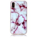 Purple Marbled Grippy iPhone XS & X Back Case | Protective iPhone XS & X Covers | Protective iPhone XS & X Cases | iCoverLover
