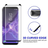 Samsung Galaxy Note 9 Black Screen Protector Full 3D Edge to Edge Tempered Glass | Protective Samsung Galaxy Note 9 Screen Protectors | Strong Samsung Galaxy Note 9 Glass Screen Protector | iCoverLover
