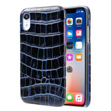 iPhone XR Case Genuine Crocodile Leather Back Shell Cover | iPhone XR Genuine Leather Covers | iPhone XR Leather Cases | iCoverLover