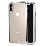 iPhone XS Max Case Silver Ultra-thin Electroplating TPU Protective Shell Cover | Protective Apple iPhone XS Max Covers | Protective Apple iPhone XS Max Cases | iCoverLover