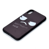 iPhone XS Max Case Angry Face Painted Soft TPU Protective Back Shell Cover | Protective Apple iPhone XS Max Covers | Protective Apple iPhone XS Max Cases | iCoverLover