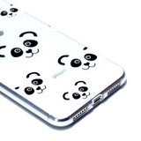 iPhone XS Max Case Panda Pattern Clear Varnish Painting Soft TPU Cover | Protective Apple iPhone XS Max Covers | Protective Apple iPhone XS Max Cases | iCoverLover