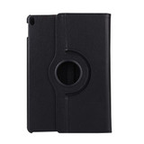 iPad Pro 11 Inch (2018) Case Black Lychee Texture PU Leather Folio Cover With 360 Degrees Rotation Holder | Leather iPad Pro 11 Inch (2018) Cases | iPad Pro 11 Inch Covers | iCoverLover