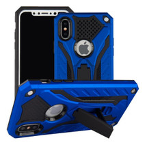 iPhone XS & X Case, Armour Strong Shockproof Cover with Kickstand, Blue | Armor iPhone XS & X Cases | Armor iPhone XS & X Covers | iCoverLover