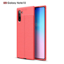 Samsung Galaxy Note 10 Case Red Lychee Texture TPU shock-proof Protective Back Shell, Anti-Scratch, Anti-Slip| Free Delivery in Australia