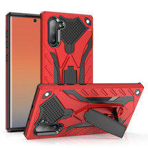 Samsung Galaxy Note 10 Case Red PC+TPU Plastic Armour Protective Cover with Impact Protection, Scratch Resistant, Stand