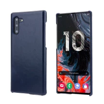 Blue Elegant Genuine Leather Samsung Galaxy Note 10 Case | Samsung Galaxy Note 10 Genuine Leather Covers | Samsung Galaxy Note 10 Leather Cases | iCoverLover