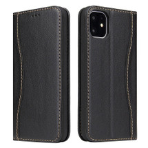 iPhone 11 Pro Max Case Fierre Shann Genuine Cowhide Leather Cover