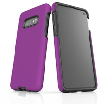 Samsung Galaxy S10e Case, Armour Tough Protective Cover, Purple