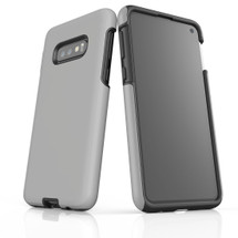 Samsung Galaxy S10e Case, Armour Tough Protective Cover, Grey
