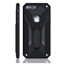 iPhone 8 PLUS Case, Armour Strong Shockproof Tough Cover with Kickstand Black
