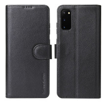 Samsung Galaxy S20/20+ Plus/20 Ultra Case iCoverLover Genuine Cow Leather Wallet Cover Black | iCoverLover Australia
