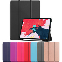 iPad Pro 11in (2021,2020,2018) Case, PU Leather Cover, 3-Fold Stand, Sleep/Wake Function, Pen Slot | iPad Pro 11in Cases | iCoverLover.com.au