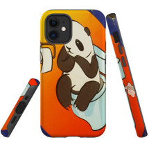 For iPhone 14 Pro Max/14 Pro/14 and older Case, Protective Back Cover, Panda's Toilet | Shockproof Cases | iCoverLover.com.au