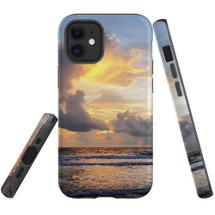 For iPhone 14 Pro Max/14 Pro/14 and older Case, Protective Back Cover, Sunset at the Beach | Shockproof Cases | iCoverLover.com.au