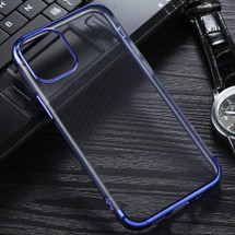 For iPhone 12 Pro Max,12 Pro/12, 12 mini Case Electroplated TPU Protective Soft Cover, Blue  | iCoverLover Australia