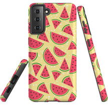 For Samsung Galaxy S22 Ultra/S22+ Plus/S22,S21 Ultra/S21+/S21 FE/S21 Case, Protective Cover, Watermelons | iCoverLover.com.au | Phone Cases