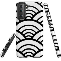 For Samsung Galaxy S22 Ultra/S22+ Plus/S22,S21 Ultra/S21+/S21 FE/S21 Case, Protective Cover, Japanese Folk Waves | iCoverLover.com.au | Phone Cases