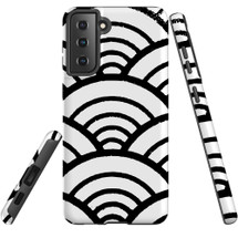 For Samsung Galaxy S23 Ultra, S23+ Plus, S23, S22 Ultra, S22+, S22, S21 Case, Protective Cover, Japanese Folk Waves | Protective Cases | iCoverLover.com.au