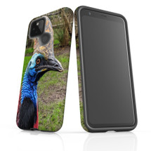 Google Pixel 5 Case Armour Protective Cover Cassowary