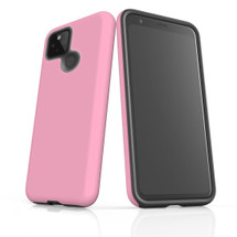 Google Pixel 5 Case Armour Protective Cover Pink