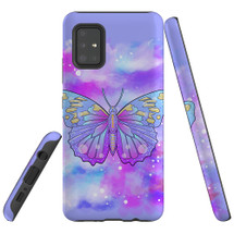 Protective Samsung Galaxy A Series Case, Tough Back Cover, Enchanted Butterfly | iCoverLover Australia