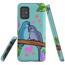 Protective Samsung Galaxy A Series Case, Tough Back Cover, Birds In Love | iCoverLover Australia