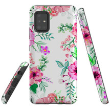 Protective Samsung Galaxy A Series Case, Tough Back Cover, Floral Garden | iCoverLover Australia