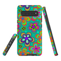 Protective Samsung Galaxy S Series Case, Tough Back Cover, Retro Floral | iCoverLover Australia