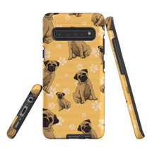 Protective Samsung Galaxy S Series Case, Tough Back Cover, Pug Dogs | iCoverLover Australia