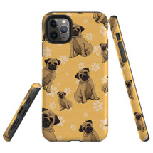 For iPhone 14 Pro Max/14 Pro/14 and older Case, Pug Dogs | Shockproof Cases | iCoverLover.com.au
