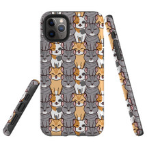 For iPhone 14 Pro Max/14 Pro/14 and older Case, Cats In Harmony | Shockproof Cases | iCoverLover.com.au