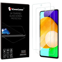 iCoverLover [2-Pack] Samsung Galaxy A72 Tempered Glass Screen Protector