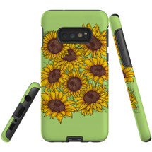 For Samsung Galaxy S10e Case, Tough Protective Back Cover, Sunflowers | Protective Cases | iCoverLover.com.au