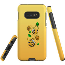 For Samsung Galaxy S10e Case, Tough Protective Back Cover, Honey Bees | Protective Cases | iCoverLover.com.au