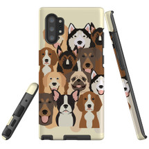For Samsung Galaxy Note 20 Ultra, Note 20, Note 10+ Plus, Note 9 Case, Tough Protective Back Cover, Seamless Dogs | Protective Cases | iCoverLover.com.au