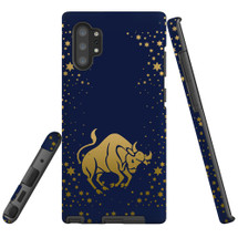 For Samsung Galaxy Note 20 Ultra, Note 20, Note 10+ Plus, Note 9 Case, Tough Protective Back Cover, Taurus Drawing | Protective Cases | iCoverLover.com.au