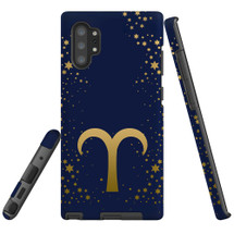 For Samsung Galaxy Note 20 Ultra, Note 20, Note 10+ Plus, Note 9 Case, Tough Protective Back Cover, Aries Sign | Protective Cases | iCoverLover.com.au